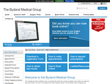 Tablet Screenshot of bydandmedicalgroup.co.uk